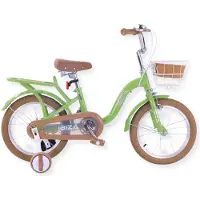 Buxibo - Kinderfahrrad für Mädchen - Ibiza - 16 Zoll - Grün