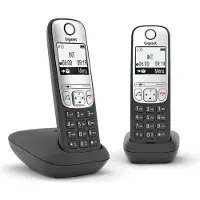 Gigaset Siemens Telefon A690DUO schwarz-silber