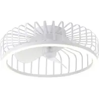 Brilliant Deckenleuchte Capo LED-Deckenleuchte, Ventilator, Ø 48 cm, 4200 lm, dimmbar, CCT, weiß