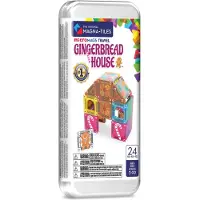 Magna-Tiles - microMAGS Gingerbread House 24-Piece Travel Set (90492)