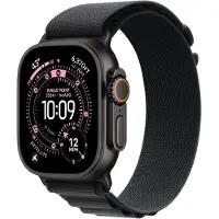 Apple Alpine Loop Armband für Watch | 44/45/46/49 mm - Größe M - Black / Black Titanium