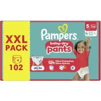 Pampers Baby Dry Pants Gr.5 Junior 11-17kg Windeln XXL Pack 102 Stück