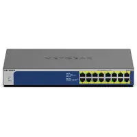 Netgear GS516PP, Unmanaged, Gigabit Ethernet (10/100/1000), Vollduplex, Power over Ethernet (PoE), Rack-Einbau