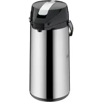 Alfi Pump-Isolierkanne, 2,2 l, Edelstahl, mit Glaseinsatz