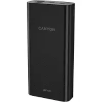 Canyon PB-2001, 20000 mAh, Lithium Polymer (LiPo), Schwarz