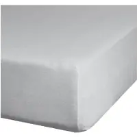 Eurofirany DESIGN 91 Cotton sheet with rubber JERSEY, 140X200 + 30CM, 125 g / m2, color: light gray