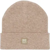 KnowledgeCotton Beanie Wolle Beige