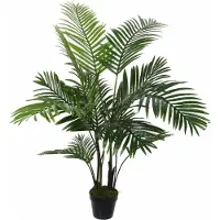 Mica Decorations Kunstpalme Areca Palme Decorations H 110 cm Ø 100 cm grün