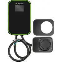 Green Cell EV15RFID, Schwarz, Wand, Aluminium, LCD, Typ 2, IP66