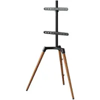 Hama 00220873, 81,3 cm (32"), 165,1 cm (65"), 200 x 200 mm, 400 x 400 mm, Aluminium, Buchenholz, Stahl, Schwarz