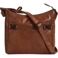Spikes & Sparrow Umhängetasche "Damen echt Leder" echt Leder