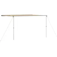 vidaXL Wohnwagen-Markise 3,6x3x2,15 m Beige