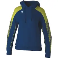 Erima Damen EVO STAR Kapuzensweat 1072431 42 - New Navy/Lime - 42