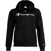 Champion Sweatshirt "Sweatjacke Basic Fleece 280 Full Zip Hoodie Sweatshirt 1er Pack", Herren, Gr. XL, schwarz, Sweatshirts Sweatshirt
