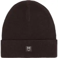 KnowledgeCotton Beanie Wolle Chocolate T.