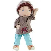 Haba Stoffpuppe "Lian", braun (bunt), Puppen, Kinder, Stoffpuppe