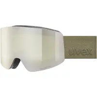 Uvex Provoqe black matt mirror platin-green one size