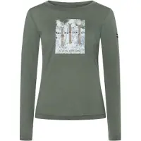 Super.natural W Triple Ski LS eucalyptus/various (18J) S