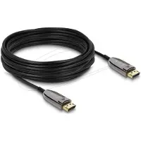 DeLOCK Aktives Optisches Kabel DisplayPort 2.1 8K 60 Hz 40 Gbps 10 m