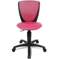 Topstar Kinderdrehstuhl High S'cool, 70570BB10 pink, schwarz Stoff