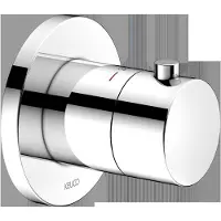 Keuco Thermostatarmatur IXMO 59553, rund, verchromt