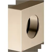 Keuco Verlängerungs-Rosette für Einhebelmischer Unterputz, Rosettenform eckig, 59551030382, Farbe: Bronze gebürstet