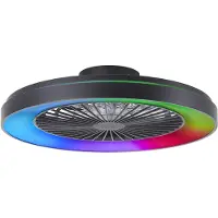 Brilliant G93870/06 Mazzaro LED Deckenleuchte 57,6 cm schwarz Kunststoff schwarz LED integriert