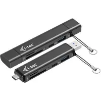 I-Tec USB-C/A DONGLE SD 2X USB