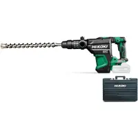 HiKOKI SDS-Max-Bohrhammer – 40 mm, 36 V, 9,2 J – EPTA, 4-Gang, LVH, RFC, Solo im Koffer
