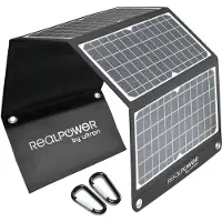 RealPower SP-30E, 30 W, 5 V, USB, Schwarz, Weiß, Kunststoff, USB Typ-A, USB Typ-C