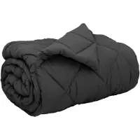 vidaXL Winterbettdecke 140 x 220 cm 450 g/m² Anthrazit