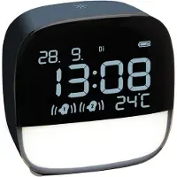 TFA-Dostmann TFA Digitalwecker 60.2034.02, mit LED-Nachtlicht, weiß