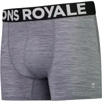 Mons Royale Mens Hold 'em Shorty Merino Boxer grey heather (710) S