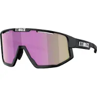 Bliz - Sport Sonnenbrillen - Fusion Small Matt Black Brown w Rose Multi - schwarz