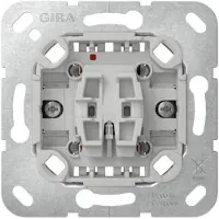 Gira 315600, Wippschalter, 1P, Chrom, Grau, Wand, 250 V, 10 A