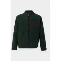 Volcom - Sherpa-Fleecejacke mit Reißverschluss &ndash; Herren &ndash; Muzzer Fuzzar Zip - Muzzer Fuzzar Zip Scarab für Herren aus Silikon - Größe L -