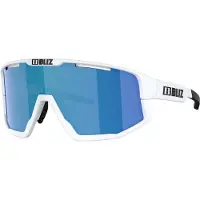 Bliz - Sonnenbrillen für Radfahrer - Fusion Small Matt White Brown w Blue Multi - Weiß