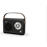 Silva Mono 1966 BT schwarz tragbares Retro-Radio mit 1500mAh Akku