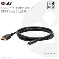 Club 3D Cac-1563 Displayport-auf-usb-c-kabel