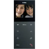 Giersiepen 123928 Wohnungsstation Video AP Plus System 55 Anthrazit