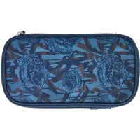 Herlitz beatBox Camo Tiger, Weiches Federmäppchen, Polyester, Blau, Dunkelblau, Muster, Reißverschluss, Erwachsene/Kinder