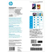 HP Professional Business-Papier, glänzend, 180 g/m2 A4 (210 x 297 mm), 150 Blatt, Laser-/Inkjet-Druck, A4 (210x297 mm), Glanz, 150 Blätter, 180 g/m², Weiß