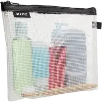 Leitz 40140095, Uni, Zubehörtasche, Universalgröße, Reißverschluss, Wasserfest, Schwarz