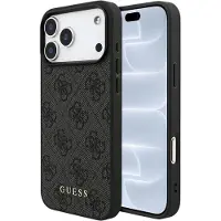 GUESS - Hardcase 4G Classic Logo (GUHCP18LG4GFGR) – iPhone 18 Pro – Schwarz