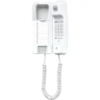 Gigaset Desk 200, Analoges Telefon, Kabelgebundenes Mobilteil, 1 Eintragungen, Weiß