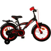 Volare 21372, Stadtrad, Kinder, Männlich, Schwarz, Rot, 35,6 cm (14"), Kette