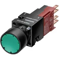 Siemens Drucktaster blau rund 16mm IP65 Plastik