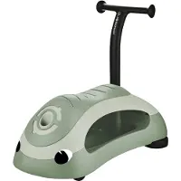 Globber WALK N' ROLL 2in1 ECO – Lauflernwagen, Schiebeauto, Rutschauto, werkzeugloser Umbau, kippsicher, pistazie