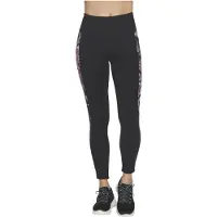 SKECHERS Ultraviolet High Waisted Full Length Legging WLG249-BKPR, Leggins, Damen, Schwarz, Größe: L