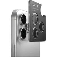 Uniq Tempered Glass for Camera Lens Optix Aluminium Camera Lens Protector for iPhone 17 with Applica